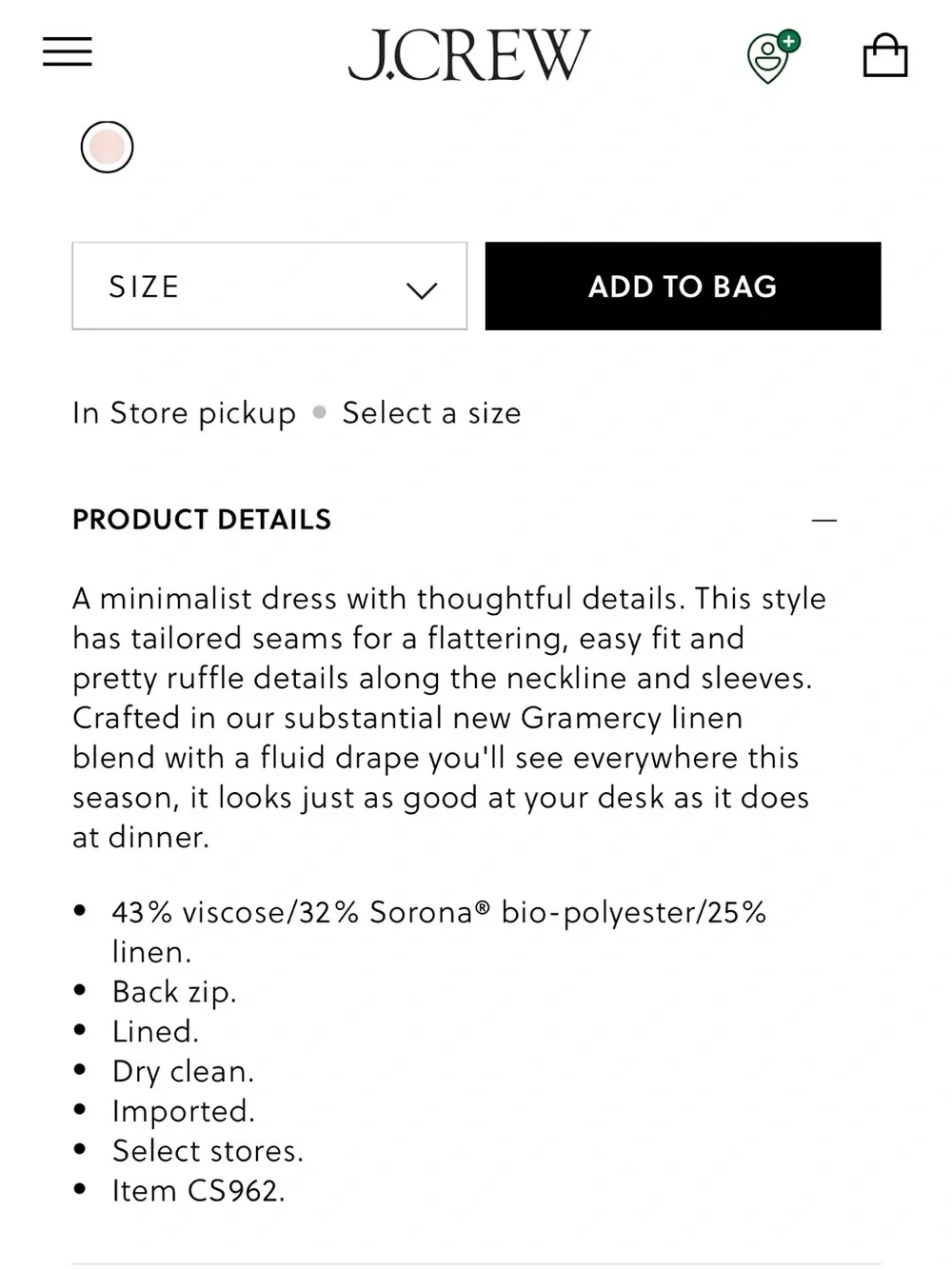 J. Crew Windy Blossom Ruffle-Trim Mini Dress